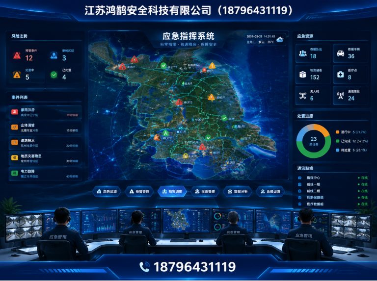 丽江应急指挥系统展示图
